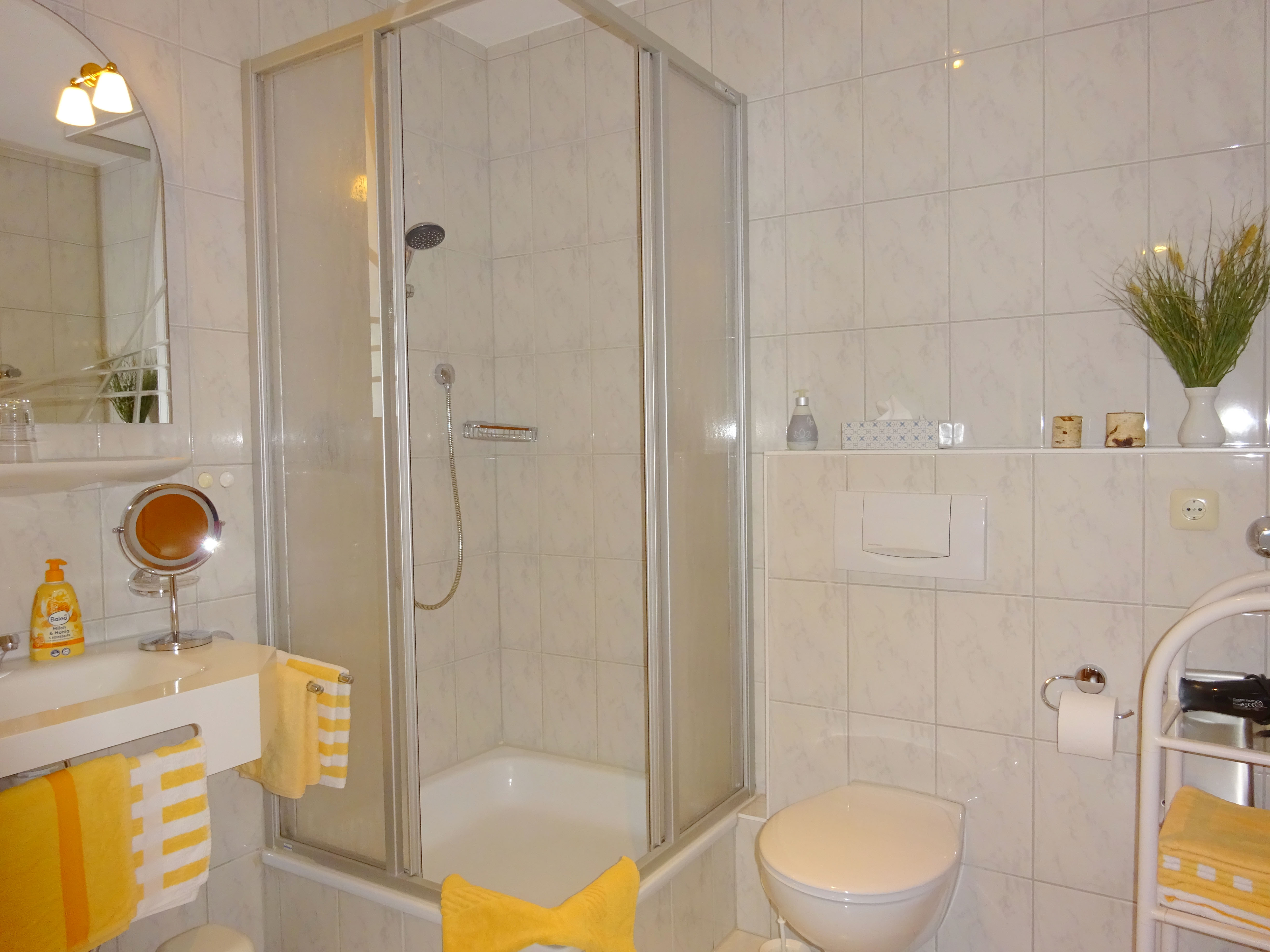 Dusche/WC  FeWo Staufen